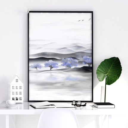 Office wall decorations | set of 3 framed wall art prints