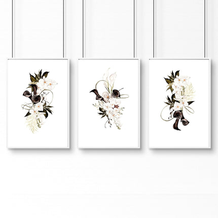 Office Wall Decoration Ideas | Set of 3 wall art prints