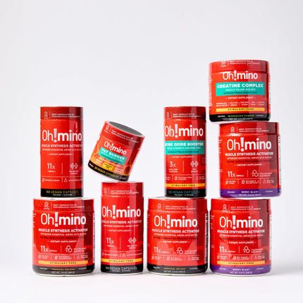 Oh!mino BCAAs + EAAs — All 9 Essential Amino Acids, Tropical Flavor