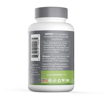 OLIVFACTOR Original Olive Leaf Extract – DNA Tested, 20% Oleuropein, 90 Vcaps (525 mg)