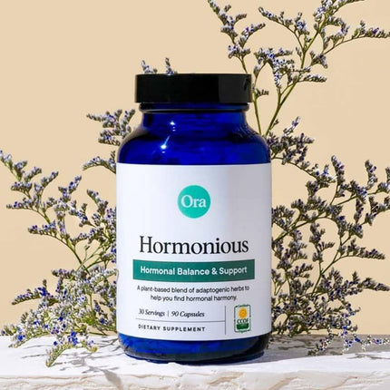 Ora Organic Hormone Balance for Women | Hormonal Acne & PMS Support | 90 Capsules