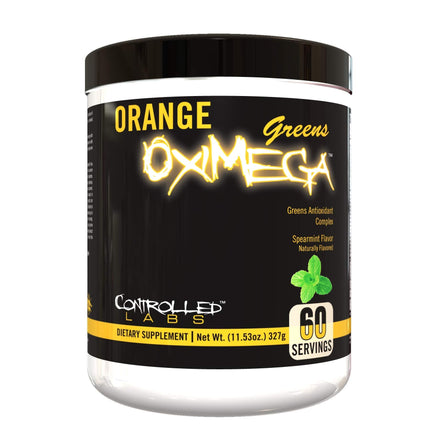 Orange OxiMega Greens Spearmint 0.72 lb by Controlled Labs