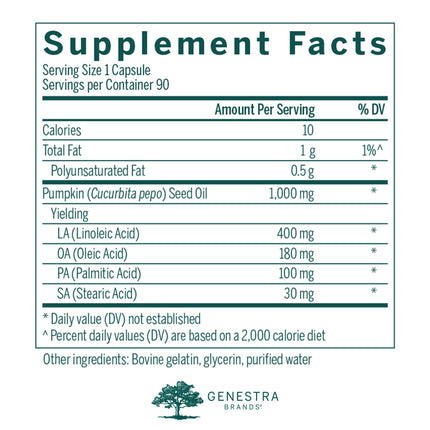 Genestra Brands Pumpkin Capsules | Supports Cell Membranes & Skin Health | 90 Capsules