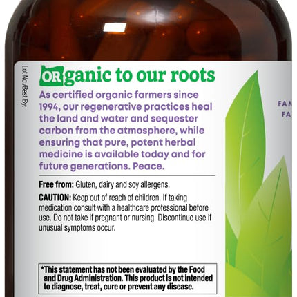 Oregon's Wild Harvest Milk Thistle & Dandelion — Organic Capsules, 180 Count
