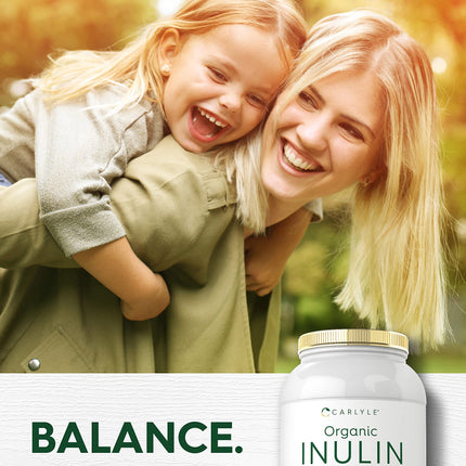 Carlyle Organic Inulin Powder 48oz | Prebiotic Fiber from Jerusalem Artichoke | Vegan & Non-GMO