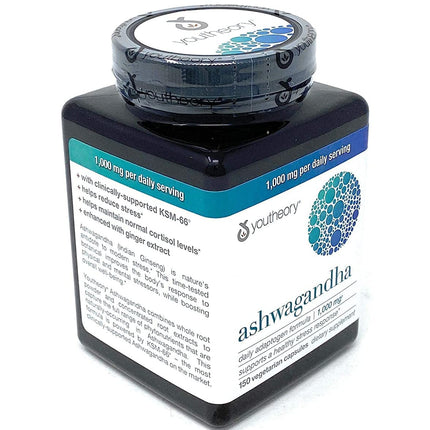 Organic KSM-66 Ashwagandha – 150 Vegetarian Capsules | 1000mg per Daily Serving | Stress Support