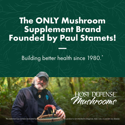 Host Defense Maitake Capsules – Immune & Cellular Health (60 Capsules, 30 Servings)