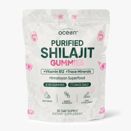 Organics Ocean Shilajit Gummies – Pumpkin Cocoa, 60 Gummies