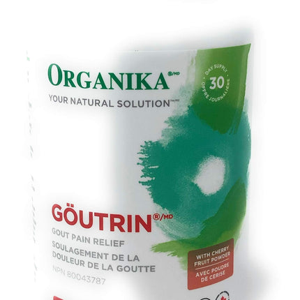 Organika Goutrin 270 Vegetarian Capsules - Natural Uric Acid Support