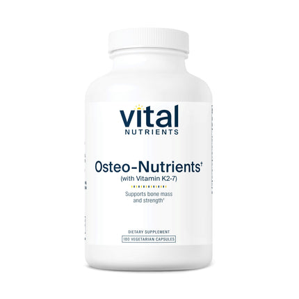 Vital Nutrients Osteo-Nutrients – K2+D3, Calcium & Magnesium for Bone & Heart Health