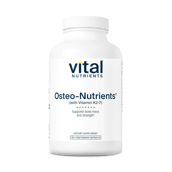 Vital Nutrients Osteo-Nutrients – K2+D3, Calcium & Magnesium for Bone & Heart Health