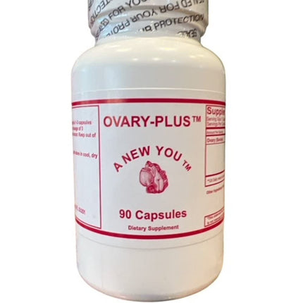 Ovary Plus Feminizing Pills for Crossdressing - Pure Bovine Ovary Glandular Capsules 90 Count