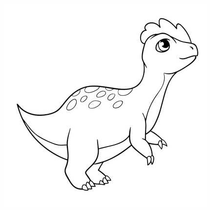 Dinosaur Colouring Book - 55 Bold and Simple Designs for Young Kids