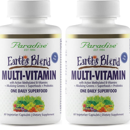 Paradise Herbs Earth's Blend Multivitamin for Men – Pack of 2
