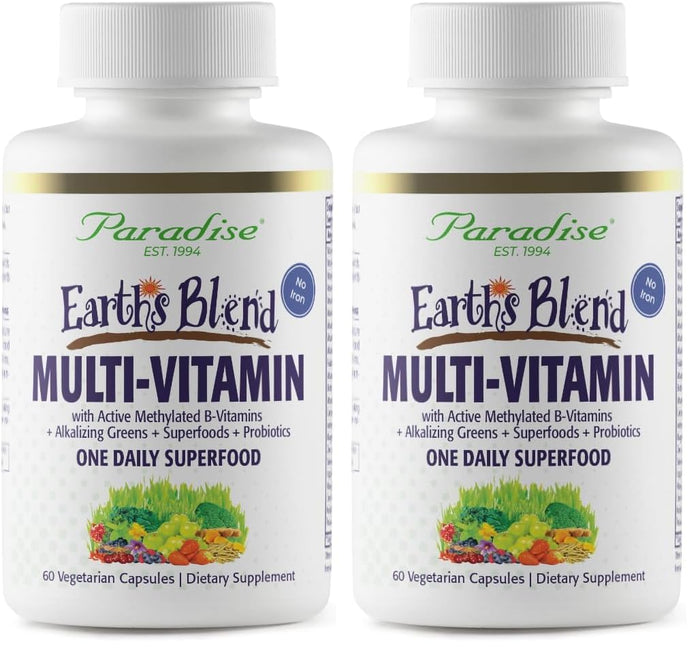 Paradise Herbs Earth's Blend Multivitamin for Men – Pack of 2