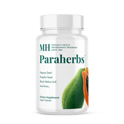 Michael's Health Naturopathic Programs Paraherbs - 120 Vegetarian Capsules - Fibers to Support Intestinal Tract - Kosher - 30 Servings