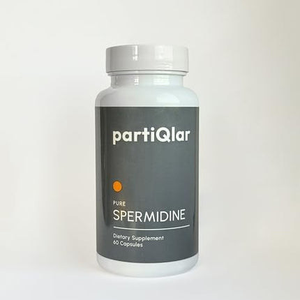 partiQlar Spermidine Supplement – 99% Purity, 8 mg per Capsule, 60 Capsules – Made in USA