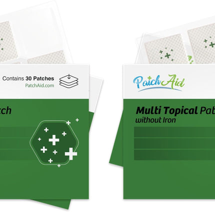 PatchAid Multi Plus Topical Patch Without Iron – 30-Day Supply (Pack of 2)