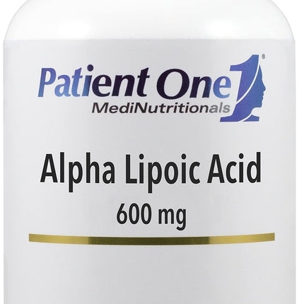 Patient One Alpha Lipoic Acid (ALA) 600 mg | Antioxidant Supplement to Support Nerve and Liver Health* | 60 Capsules