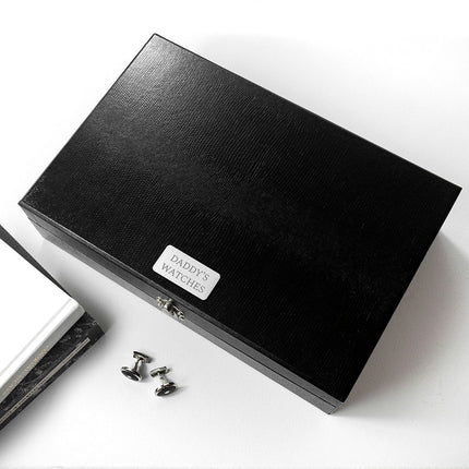 Personalised Watch and Cufflinks Box
