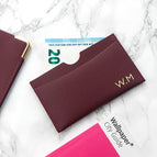 Burgundy / Sans Serif