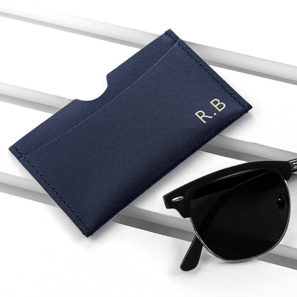 Personalised Luxury Leather Card Holder