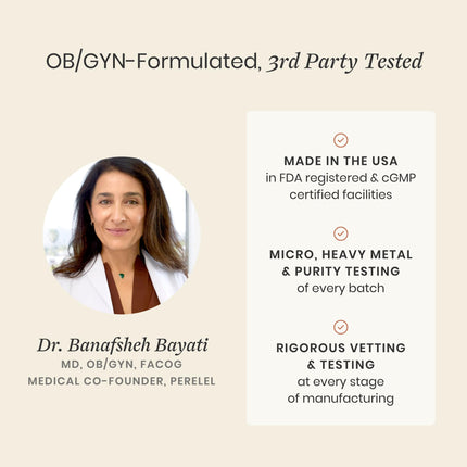 Perelel Mom Multi Pack – Postnatal Vitamins with Omega-3 DHA/EPA, Iron & Collagen