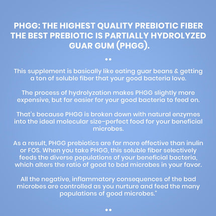 PERFECT PASS Prebiotic PHGG Powder – 210g, Natural, Gluten Free, Non-GMO, Kosher, Sugar Free