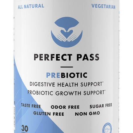 PERFECT PASS Prebiotic PHGG Powder – 210g, Natural, Gluten Free, Non-GMO, Kosher, Sugar Free