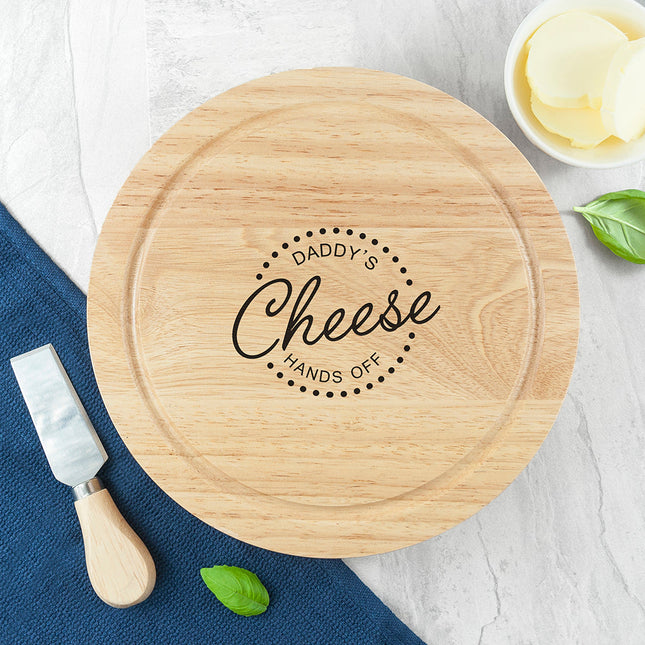 Personalised Hands Off Cheese Board Set