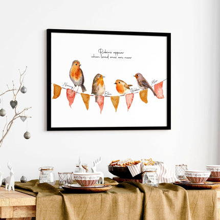 Family tree frame | Personalised wall art print