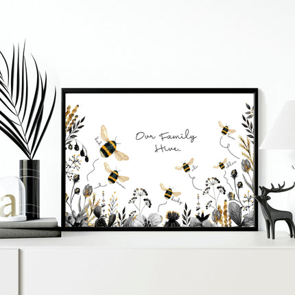 Personalized gifts family wall art print