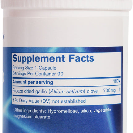 Pharmax Garlic Freeze Dried 90 Caps | Respiratory & Cardio Health