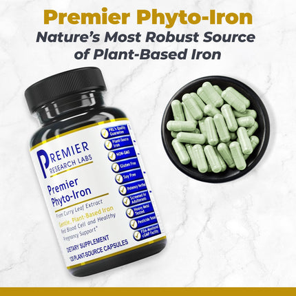 Phyto-Iron Premier Plant-Based Iron — 18 mg, 120 Capsules