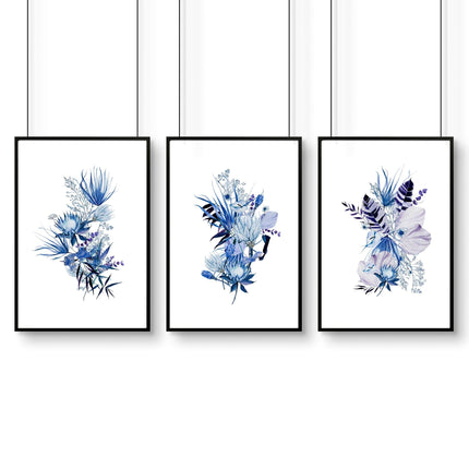 Pictures for home office | set of 3 wall art prints
