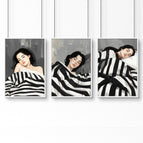 White Frame / A4 8.27 x 11.69 in / 21 x 29.7 cm / Satin Photo Paper 280 gsm