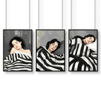 Black Frame / A4 8.27 x 11.69 in / 21 x 29.7 cm / Satin Photo Paper 280 gsm