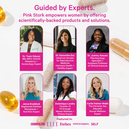 Pink Stork Prenatal Probiotics for Women – 60 Capsules | Gut Health & Immune Support