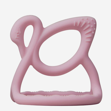 Bloom Bambini Baby Swan Teether in Pink
