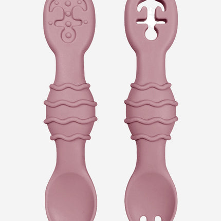 Bloom Bambini Silicon Spoon and Fork Set