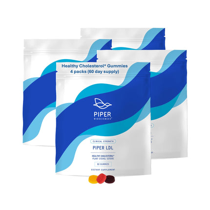 Piper Biosciences Cholesterol Health Gummies – 240 Gummies (60 Day)