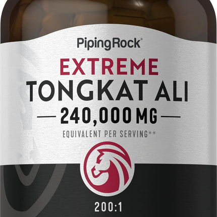 Piping Rock Tongkat Ali for Men | 1200mg | 120 Capsules | Longjack Root Extract | Herb Supplement | Non-GMO, Gluten Free