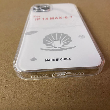 Soft TPU Clear Case with Dust Plug - For iPhone 14 Plus