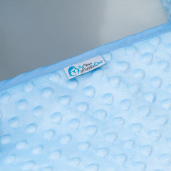 Pod Blue Dimple Moses Basket Bedding Set