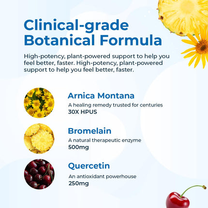 VitaMedica Arnica & Bromelain Blister Packs Bundle – Post-Surgery Recovery (2-Pack, 5 Day Supply)