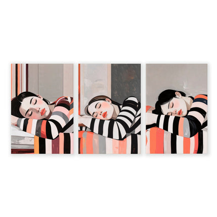 Posters Art Prints | Set of 3 Boho Women Wall art Prints