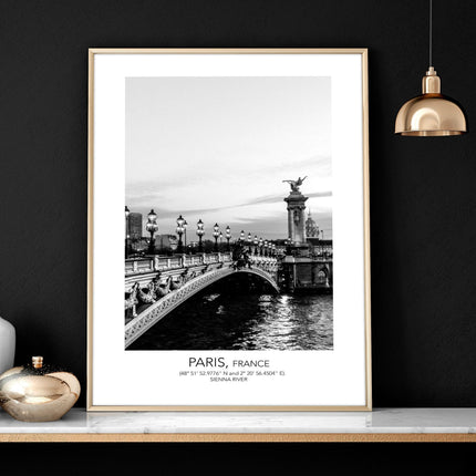 Posters for Living Room – Set of 3 Paris Wall Art Prints