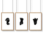 Oak Frame / A4 8.27 x 11.69 in / 21 x 29.7 cm / Satin Photo Paper 280 gsm