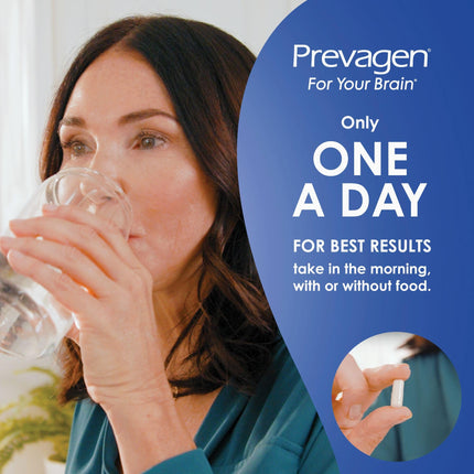 Prevagen Regular Strength - 30 Capsules | Formulated for Your Brain | 10 mg Apoaequorin + Vitamin D3 | 7-Day Pill Minder