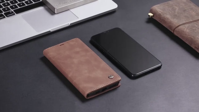 For Xiaomi 13 Lite CaseMe 013 Multifunctional Horizontal Flip Leather Phone Case(Wine Red)